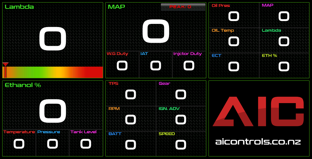 AIC Digital CAN Gauge – Compact Motorsport Display