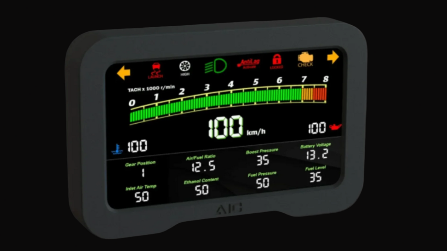AIC RD3 CANBus Display Unit – Motorsport Digital Display