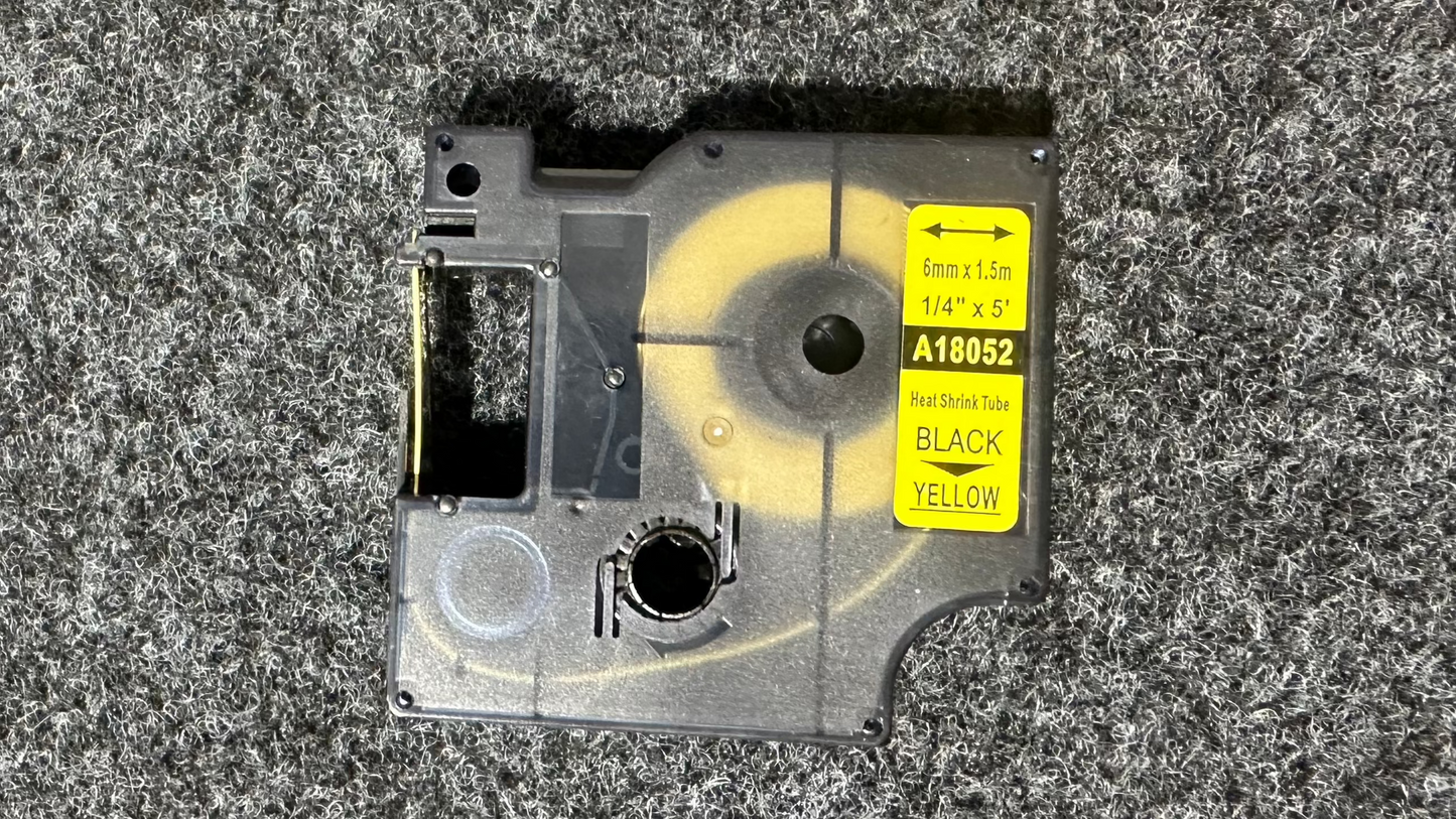 DYMO Rhino Label Maker Heatshrink Yellow