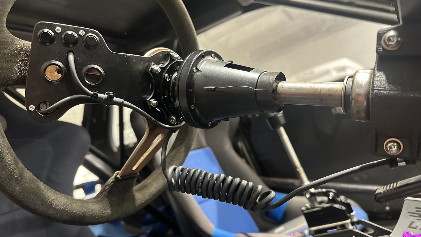 Flexible 7 core curly cord for steering wheel button wiring