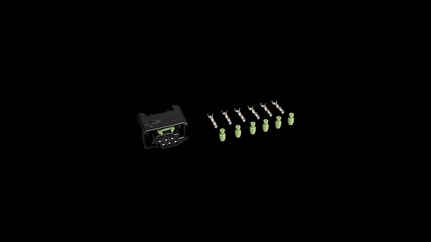 Bosch electronic throttle body connector with pins and seals for DBW