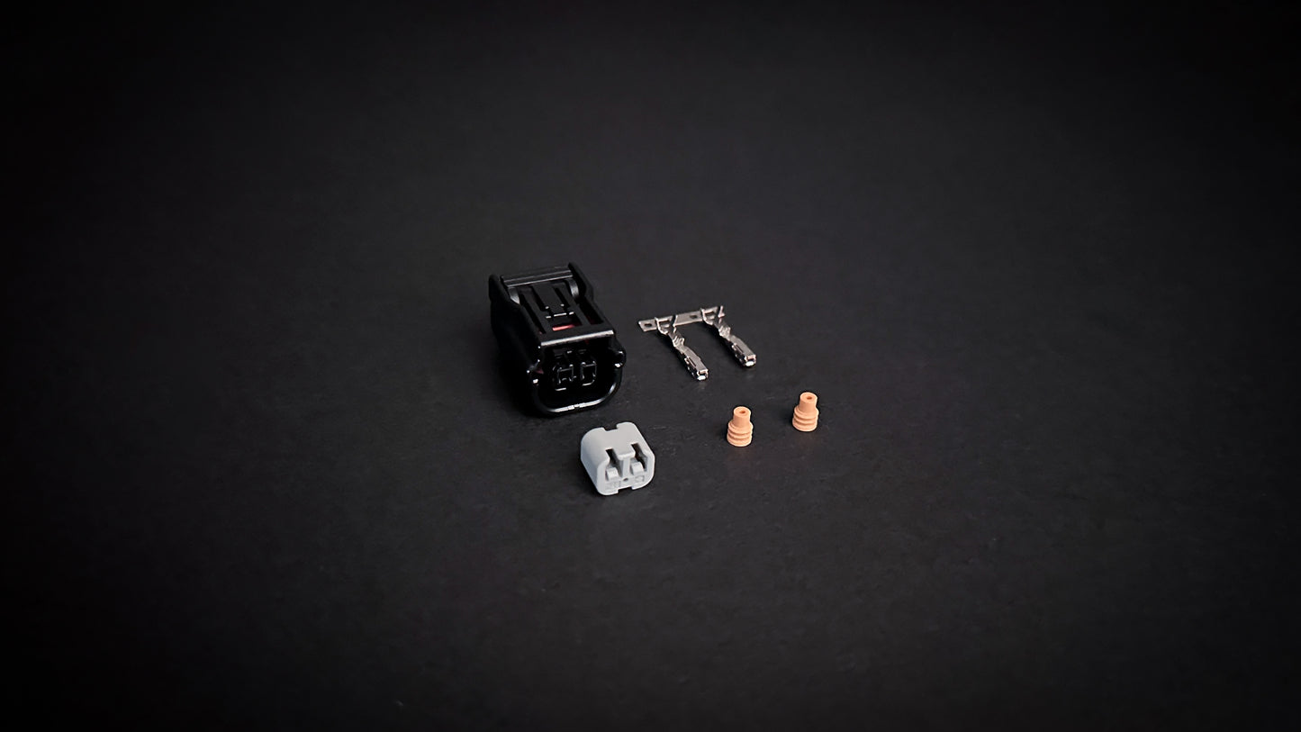 Honda K24/K20 coolant temp sensor connector (high key) with pins and seals