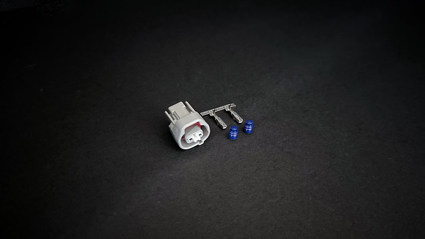 Mitsubishi Evo 9 MIVEC solenoid connector with pins and seals