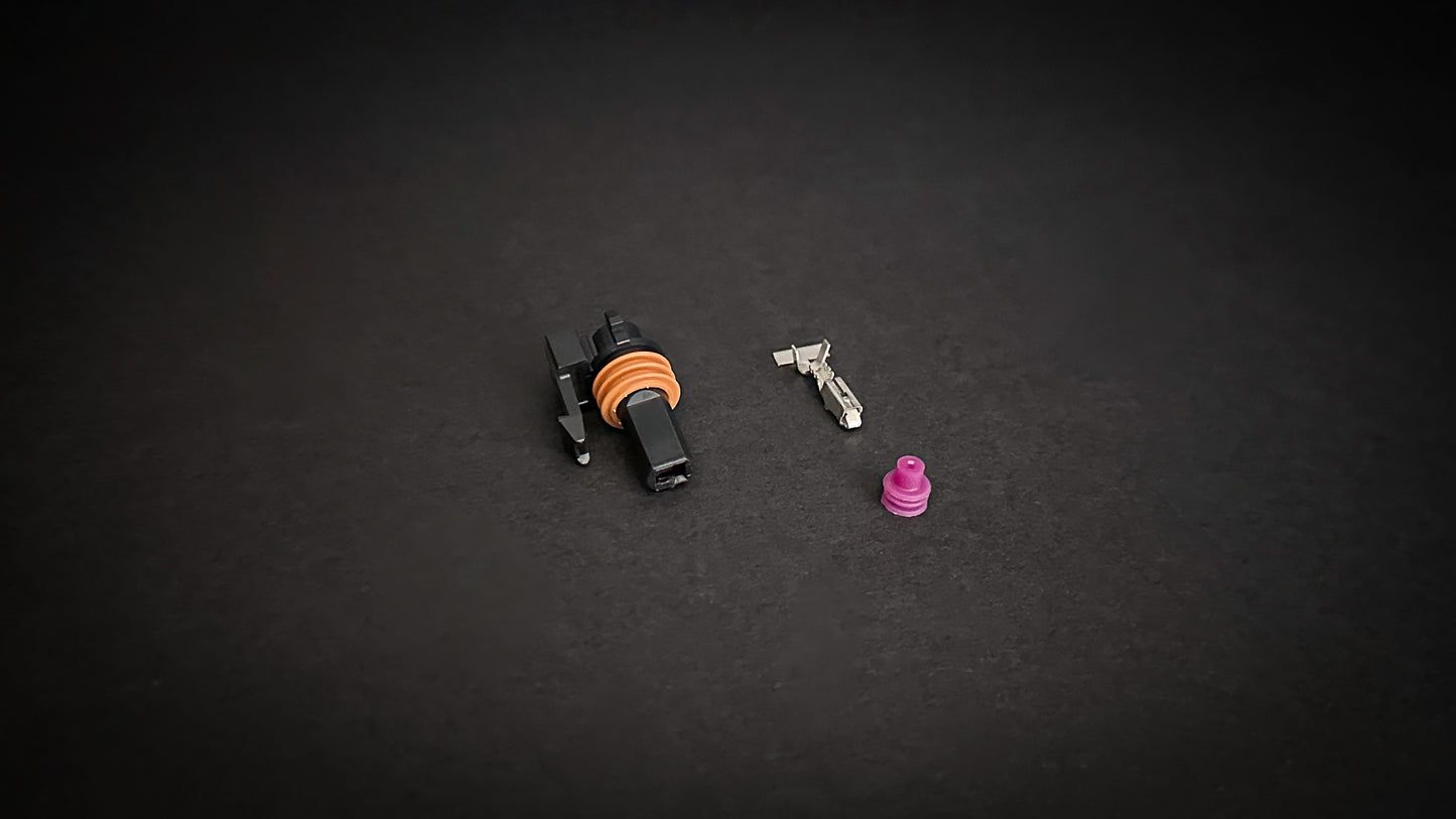 GM / LS Starter Motor Connector – genuine connector with pins & seals.