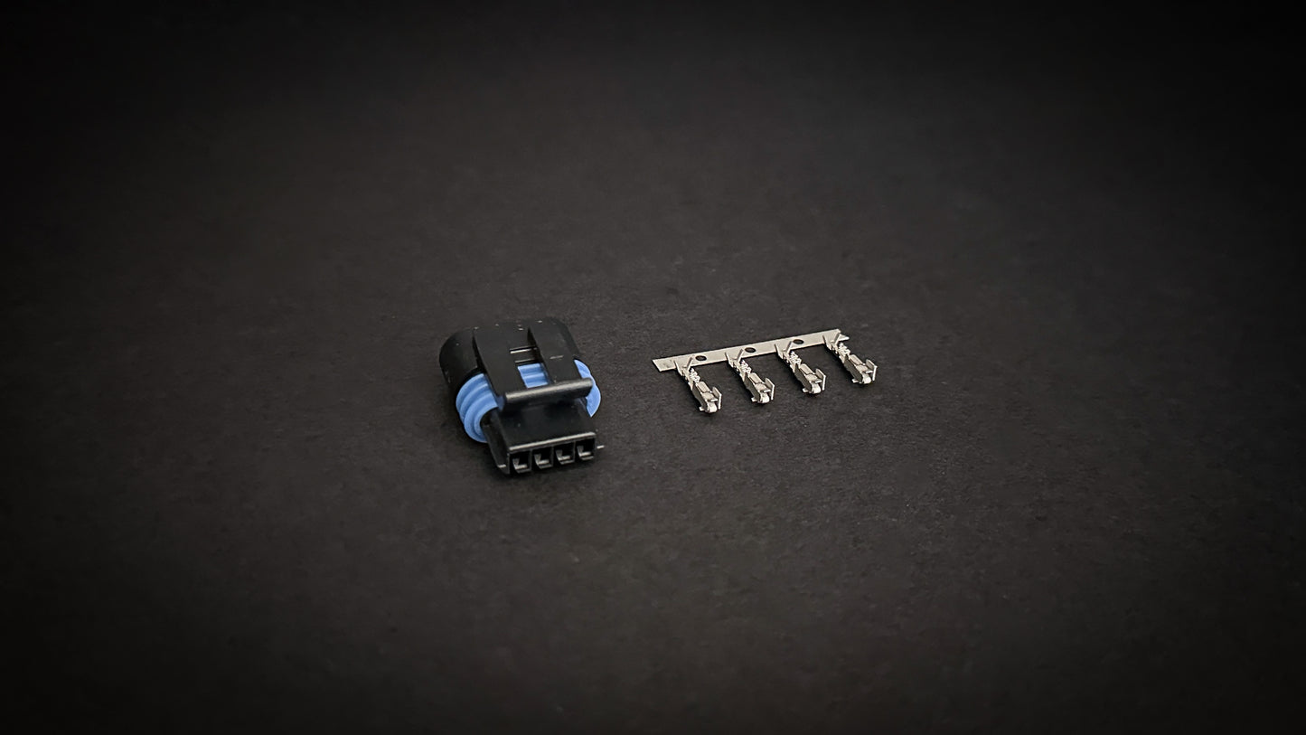 GM LS1 Idle Air Control Valve Connector – genuine plug with pins and seals for LS engines.