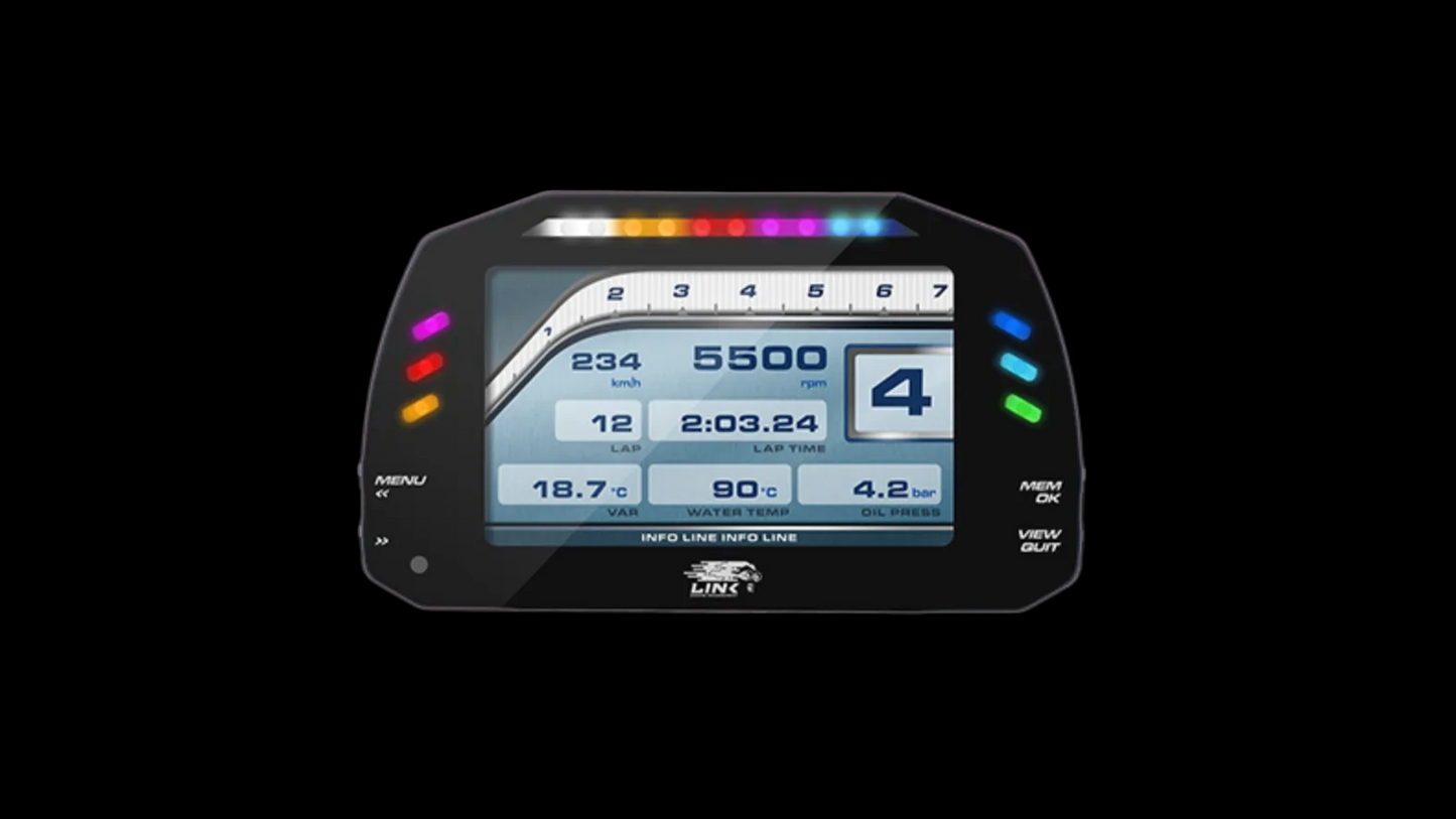 Link MXS Strada 5-inch Dash Race Edition TFT display