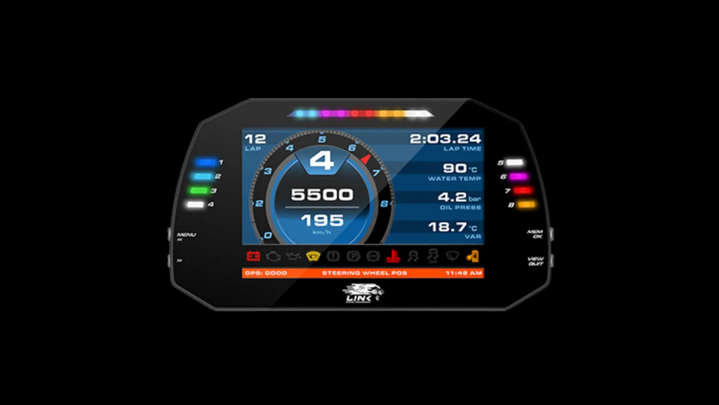 Link MXG Strada 7-inch Dash Race Edition TFT display