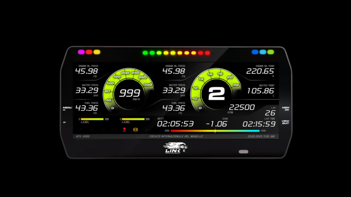 Link MXT Strada 10-inch Dash Race Edition digital display
