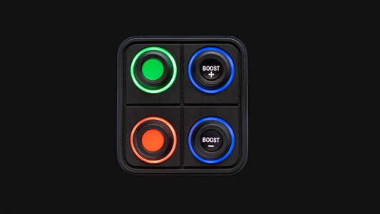 Link ECU 4 button CAN keypad front view