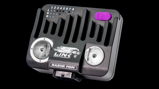 Link Razor PDM programmable power distribution module side view