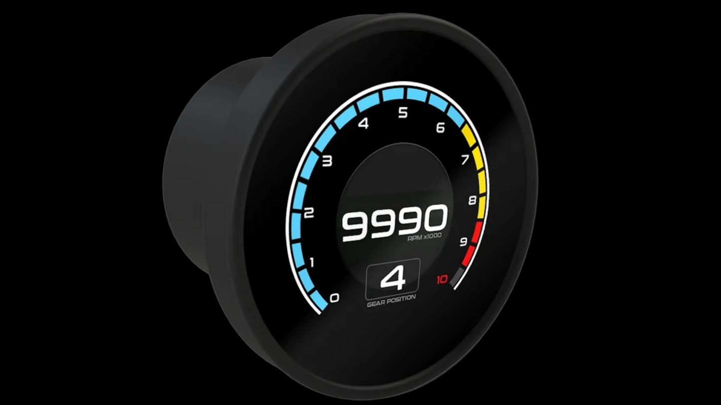 ADV80 CAN Gauge digital display with IPS touchscreen in aluminium housing