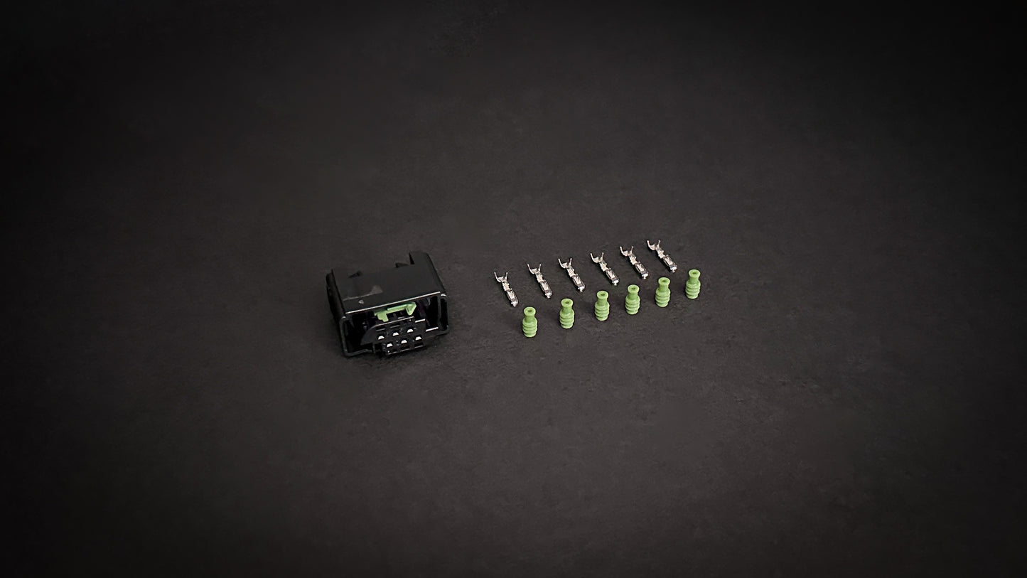 Bosch electronic throttle body connector with pins and seals for DBW