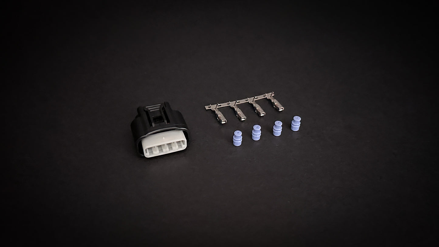 4 pin Denso ignition coil connector with pins and seals for Toyota engines