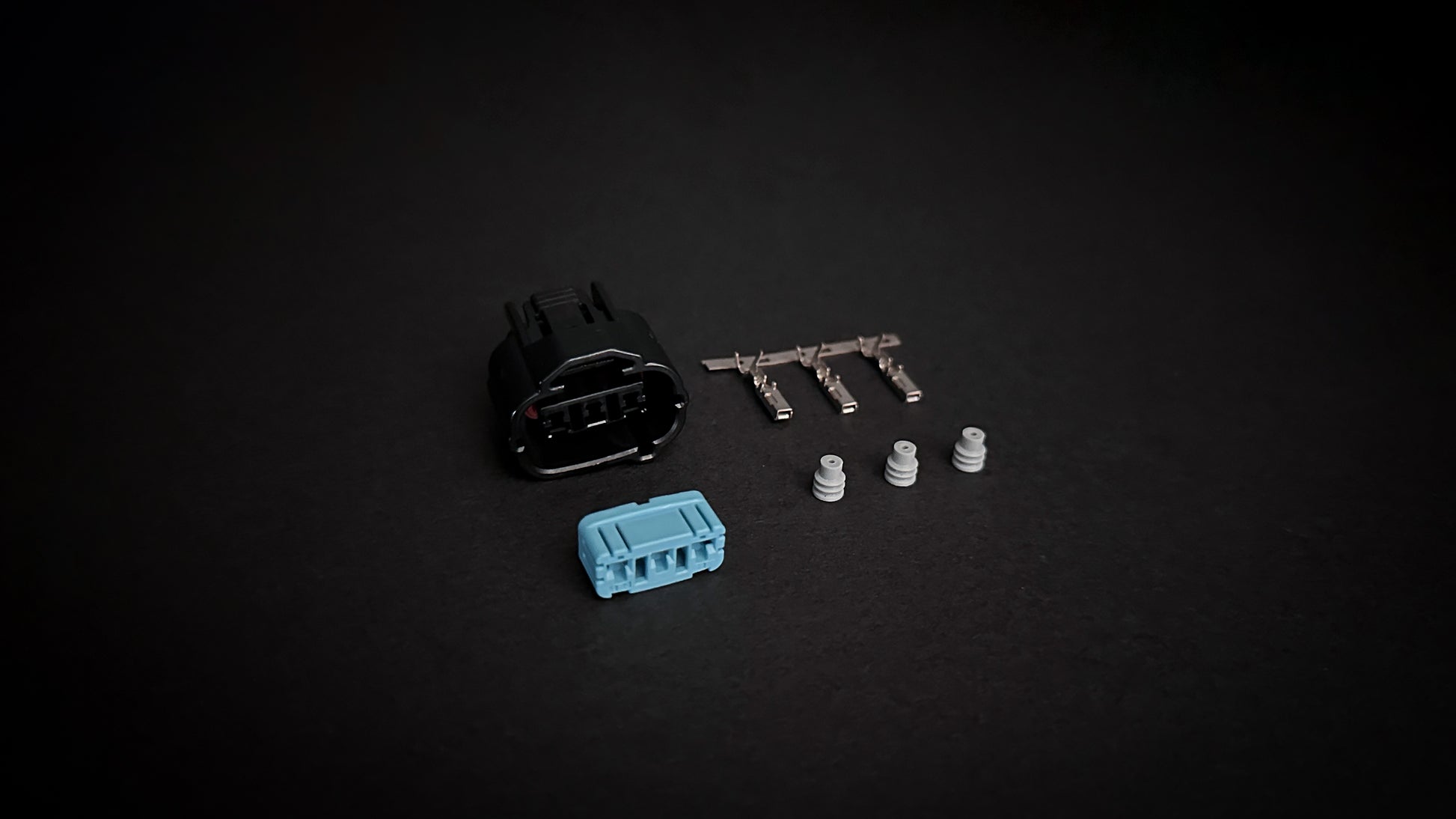 Honda K24 vehicle speed sensor connector with pins and seals