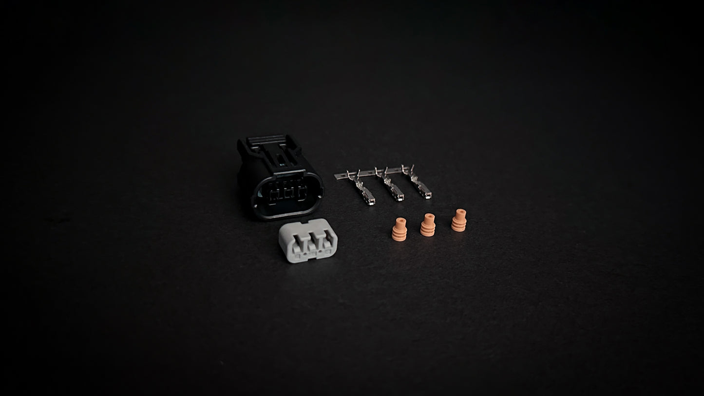 Honda K24 cam position sensor connector with pins and seals
