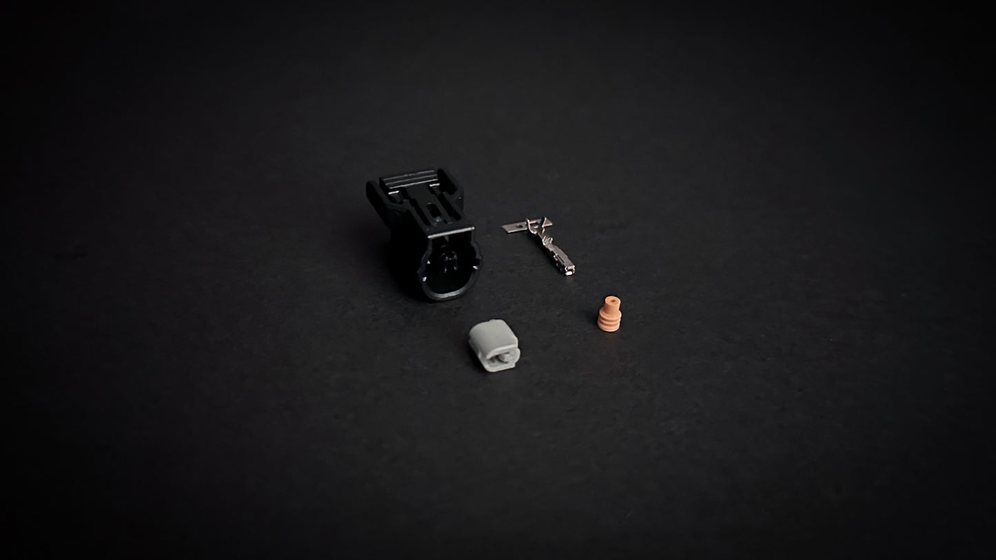 Honda K24 knock sensor connector with pins and seals