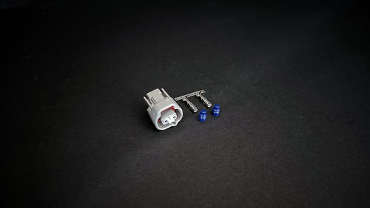 Mitsubishi Evo 9 MIVEC solenoid connector with pins and seals