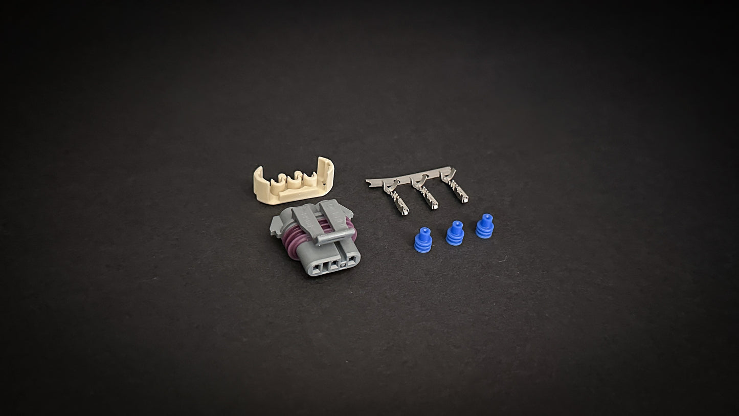 GM LS1 MAP Sensor Connector – genuine plug with pins and seals for LS engines.
